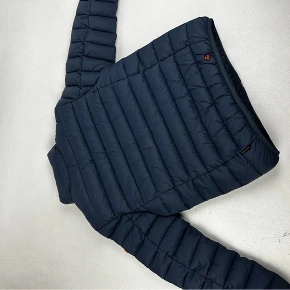 SAVE THE DUCK Blue Puffer Jacket with Insulated Quilting - Picture 6 of 12